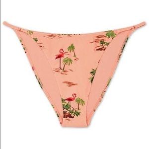 Forever 21 Flamingo Print Bikini Bottom